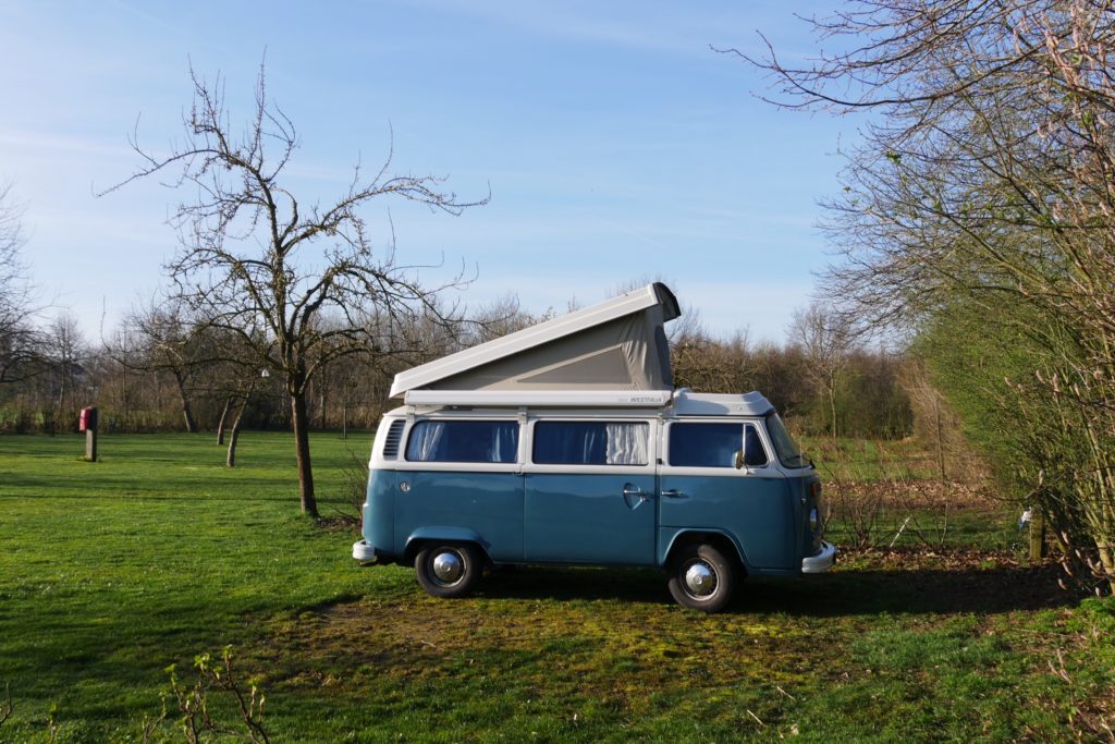 Roadtrippen met het Blauwe Busje