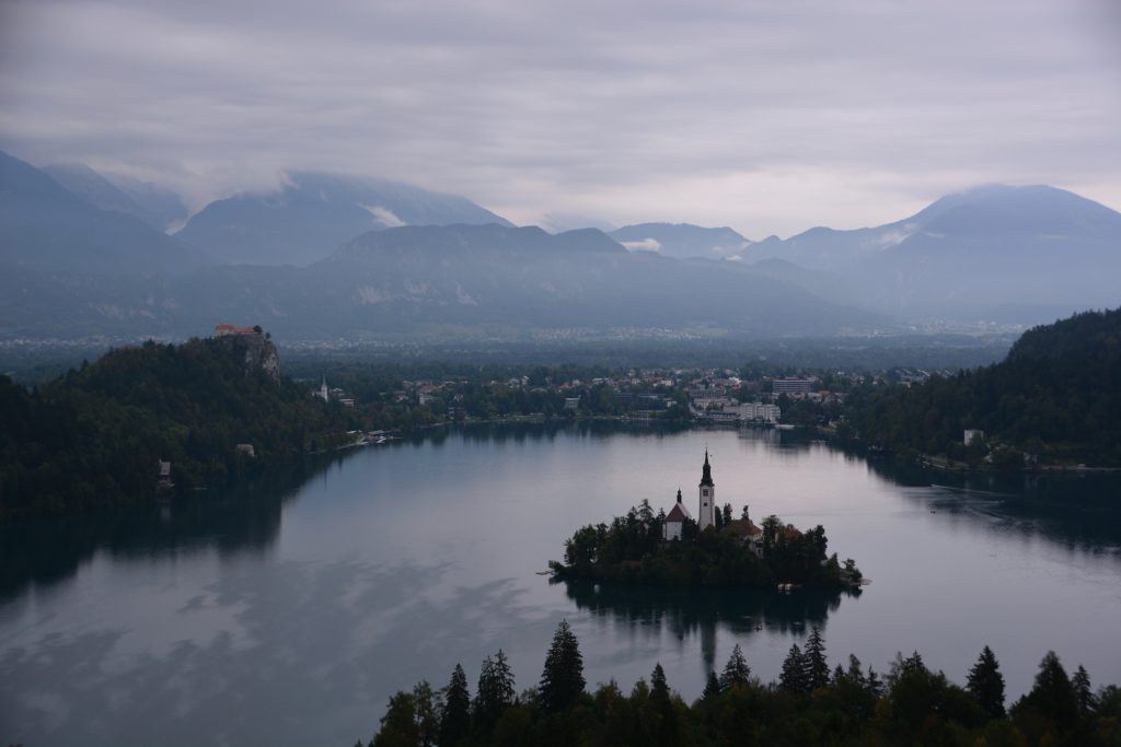 rondwandeling uitzichtpunt Lake Bled